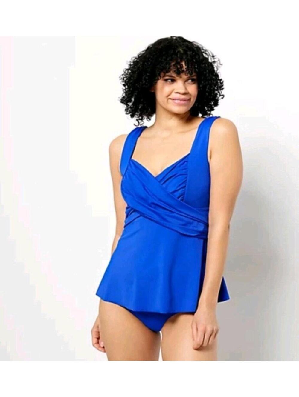 NWOT Kim Gravel Hot Pink Tankini Swim Set Size 10
